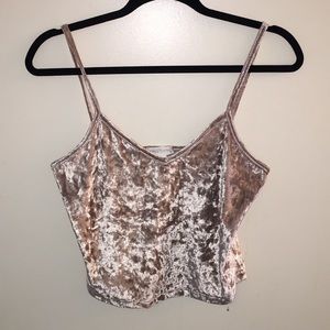 Velvet tank top